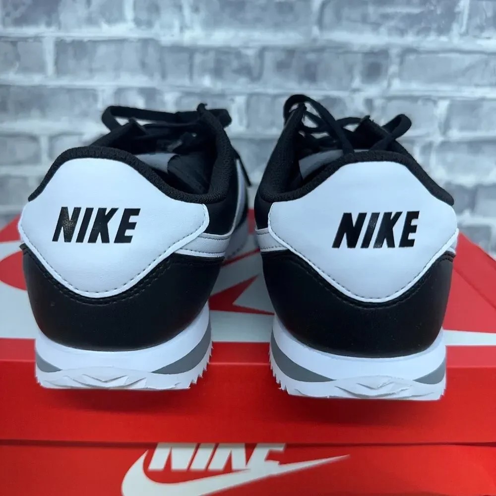 Nike Cortez GS Black White Cool Grey DM0950-001 Youth Size 7Y / Womens 8.5 New